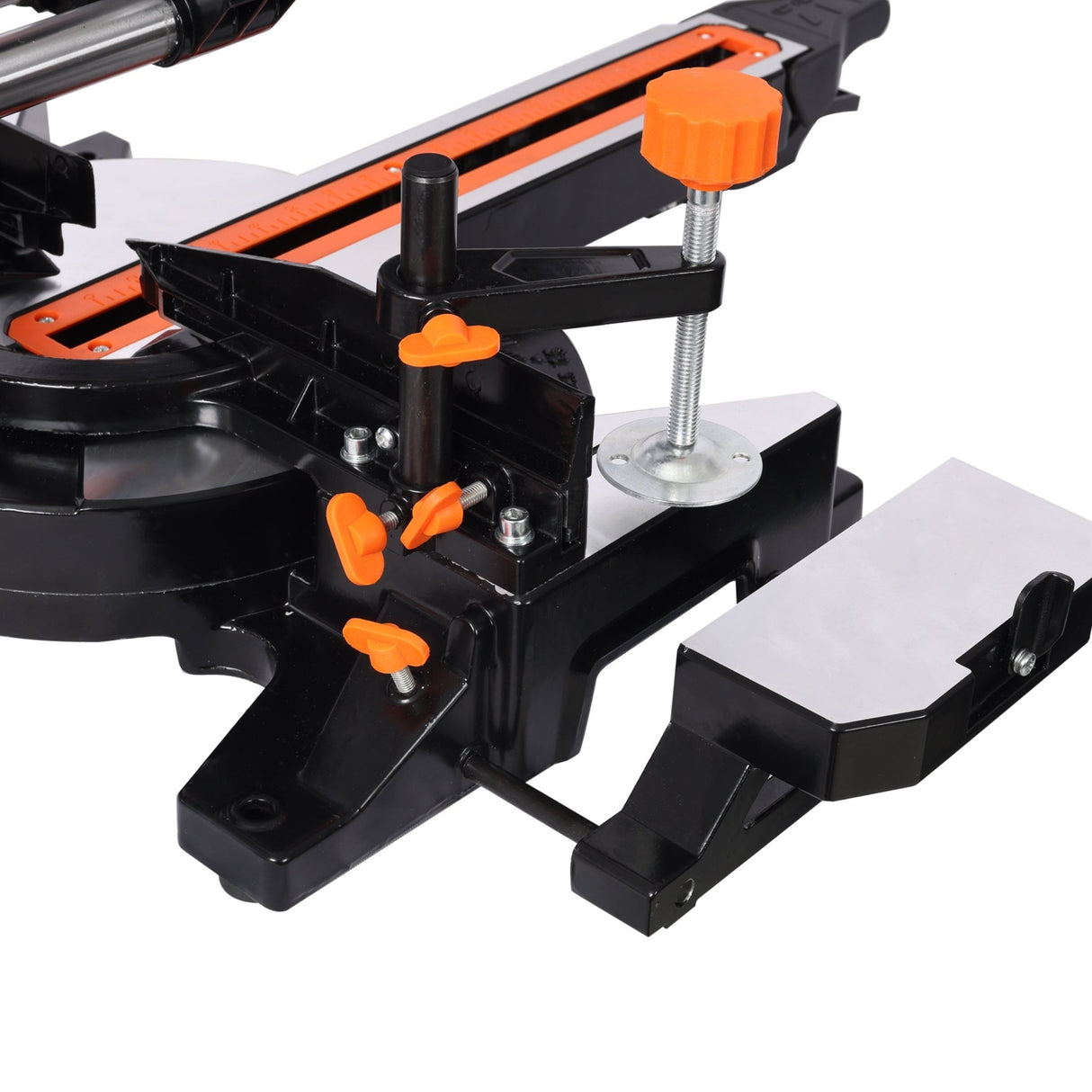 10 Inch Single Bevel Double Speed Sliding Miter Saw 48T Blade 3.5x13 Inch Cutting Capacity ETL Certificate - Fab Heavy Parts