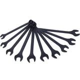 10 PCS Metric Jumbo Combination Wrench Set Extra Large Black - Oxide 34 36 38 41 42 44 45 46 48 50mm with Pouch - Fab Heavy Parts