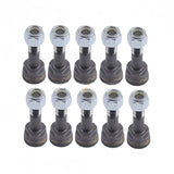 10 peças de dentes moedores de coto série 1100 para jaqueta amarela Vermeer