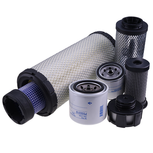 Zestaw filtrów godzinowych 1000/2000 7316226 Pasuje do ładowarki o sterowaniu burtowym Bobcat S510 S530