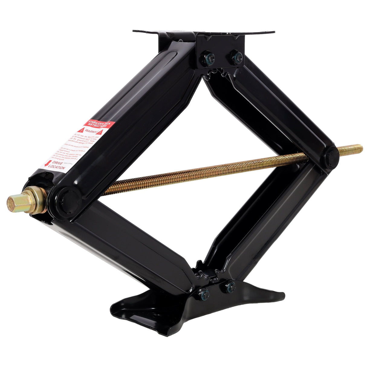 10,000 lbs RV Scissor Jacks 24 in RV Stabilizer Leveling Scissor Jacks, Set of 2 - Fab Heavy Parts