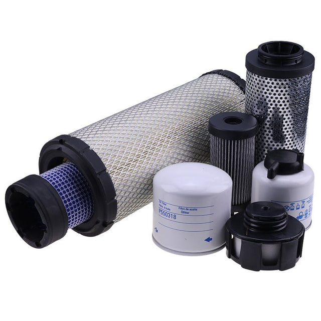 1000/2000 Hour Filter Kit 7316226 Aftermarket Replacement For Bobcat Skid Steer Loader S510 S530 - Fab Heavy Parts