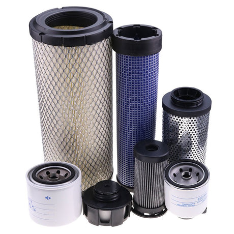 1000/2000 Hour Filter Kit 7316227 Aftermarket Replacement For Bobcat Engine iT4 Loader S550 S590 T550 T590 - Fab Heavy Parts