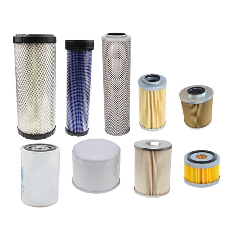 1000/2000 Hour Maintenance Filter Kit 7324354 Aftermarket Replacement For Bobcat Excavator E85 - Fab Heavy Parts