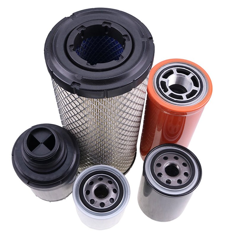 1000/3000 Hour Maintenance Filter Kit Without Oil Cap 7324331 Aftermarket Replacement For Bobcat Excavator E50 E55 - Fab Heavy Parts