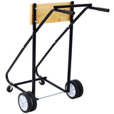 Motor Stand Engine Carrier Cart Dolly 315lbs Capacity w/Wheels Wood