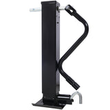 Weld On Trailer Jack 12,000 lbs. Capacity Sidewind Crank No Mount Square Tube 26 Inch Travel Heavy-Duty Square Tube