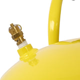 10Gal Pot Sandblaster 125 Psi Pressure Sand Blasting Complete Kit - Yellow - Fab Heavy Parts