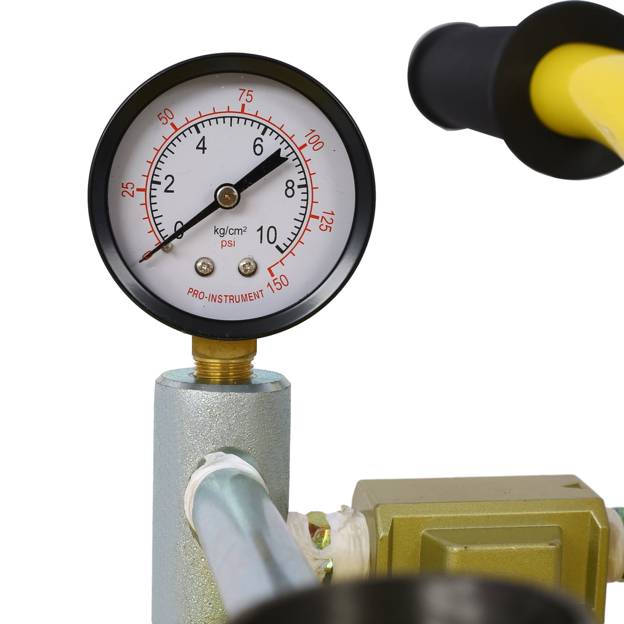 10Gal Pot Sandblaster 125 Psi Pressure Sand Blasting Complete Kit - Yellow - Fab Heavy Parts