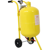 10Gal Pot Sandblaster 125 Psi Pressure Sand Blasting Complete Kit - Yellow - Fab Heavy Parts