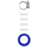 10Gal Pot Sandblaster 125 Psi Pressure Sand Blasting Complete Kit - Yellow - Fab Heavy Parts