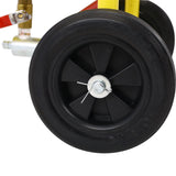 10Gal Pot Sandblaster 125 Psi Pressure Sand Blasting Complete Kit - Yellow - Fab Heavy Parts