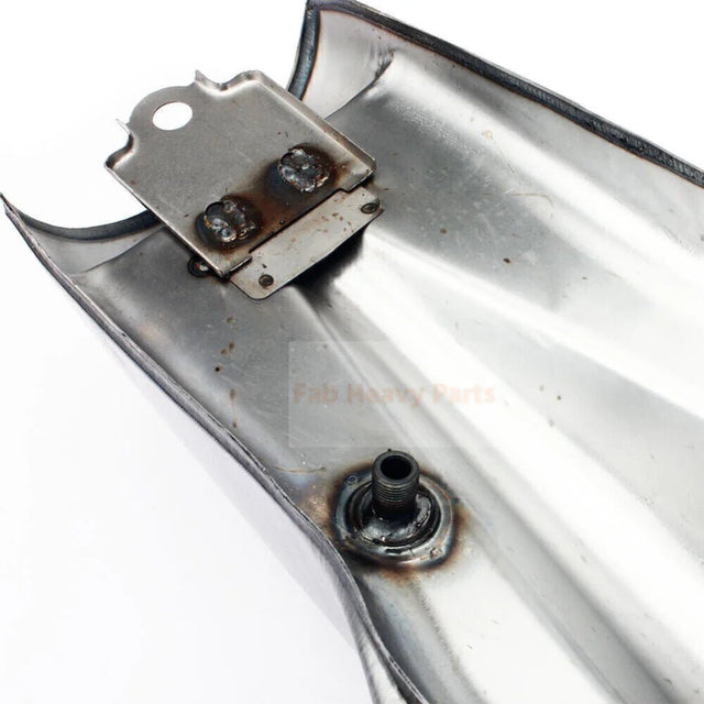 10L 2.6 Gallon Universal Cafe Racer Custom Gas Fuel Tank Cap Petcock Switch Key - Fab Heavy Parts