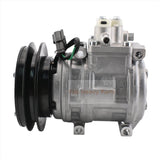 10PA15C A/C Compressor 14X - Z11 - 8580 Fits for Komatsu PC200 - 6 PC210 - 6 PC220 - 6 PC230 - 6 PC240 - 6K PC250 - 6 PC600 - 6 PC650 - 6 PC750 - 6 - Fab Heavy Parts