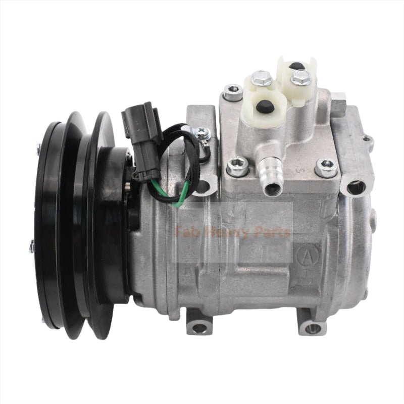 10PA15C A/C Compressor 14X - Z11 - 8580 Fits for Komatsu PC200 - 6 PC210 - 6 PC220 - 6 PC230 - 6 PC240 - 6K PC250 - 6 PC600 - 6 PC650 - 6 PC750 - 6 - Fab Heavy Parts