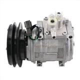 10PA15C A/C Compressor 14X - Z11 - 8580 Fits for Komatsu PC200 - 6 PC210 - 6 PC220 - 6 PC230 - 6 PC240 - 6K PC250 - 6 PC600 - 6 PC650 - 6 PC750 - 6 - Fab Heavy Parts