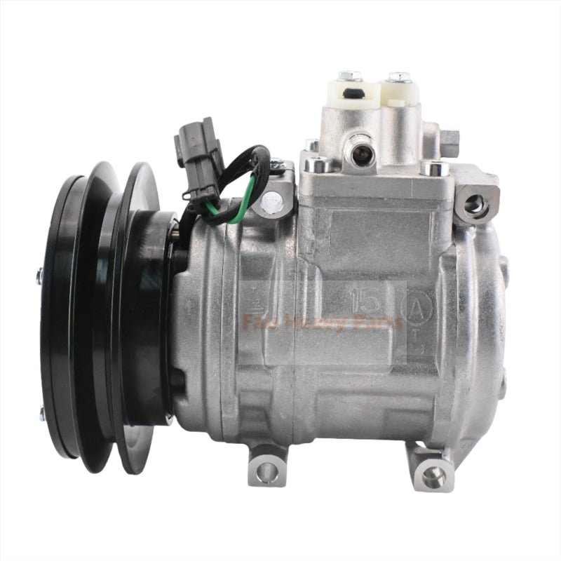 10PA15C A/C Compressor 14X - Z11 - 8580 Fits for Komatsu PC200 - 6 PC210 - 6 PC220 - 6 PC230 - 6 PC240 - 6K PC250 - 6 PC600 - 6 PC650 - 6 PC750 - 6 - Fab Heavy Parts