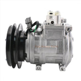 10PA15C A/C Compressor 14X - Z11 - 8580 Fits for Komatsu PC200 - 6 PC210 - 6 PC220 - 6 PC230 - 6 PC240 - 6K PC250 - 6 PC600 - 6 PC650 - 6 PC750 - 6 - Fab Heavy Parts