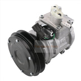 10PA15C A/C Compressor 14X - Z11 - 8580 Fits for Komatsu PC200 - 6 PC210 - 6 PC220 - 6 PC230 - 6 PC240 - 6K PC250 - 6 PC600 - 6 PC650 - 6 PC750 - 6 - Fab Heavy Parts