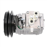 10PA15C A/C Compressor 14X - Z11 - 8580 Fits for Komatsu PC200 - 6 PC210 - 6 PC220 - 6 PC230 - 6 PC240 - 6K PC250 - 6 PC600 - 6 PC650 - 6 PC750 - 6 - Fab Heavy Parts
