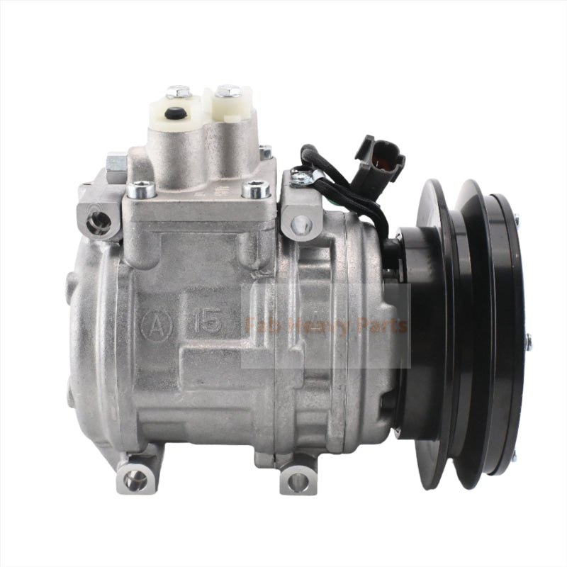 10PA15C A/C Compressor 14X - Z11 - 8580 Fits for Komatsu PC200 - 6 PC210 - 6 PC220 - 6 PC230 - 6 PC240 - 6K PC250 - 6 PC600 - 6 PC650 - 6 PC750 - 6 - Fab Heavy Parts