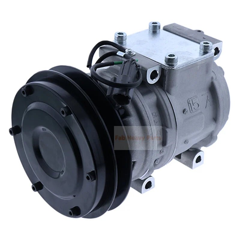 10PA15C A/C Compressor 154 - 1224 1541224 Fits for Caterpillar CAT Excavator 318B 311B 312B 320B 322B 330B - Fab Heavy Parts
