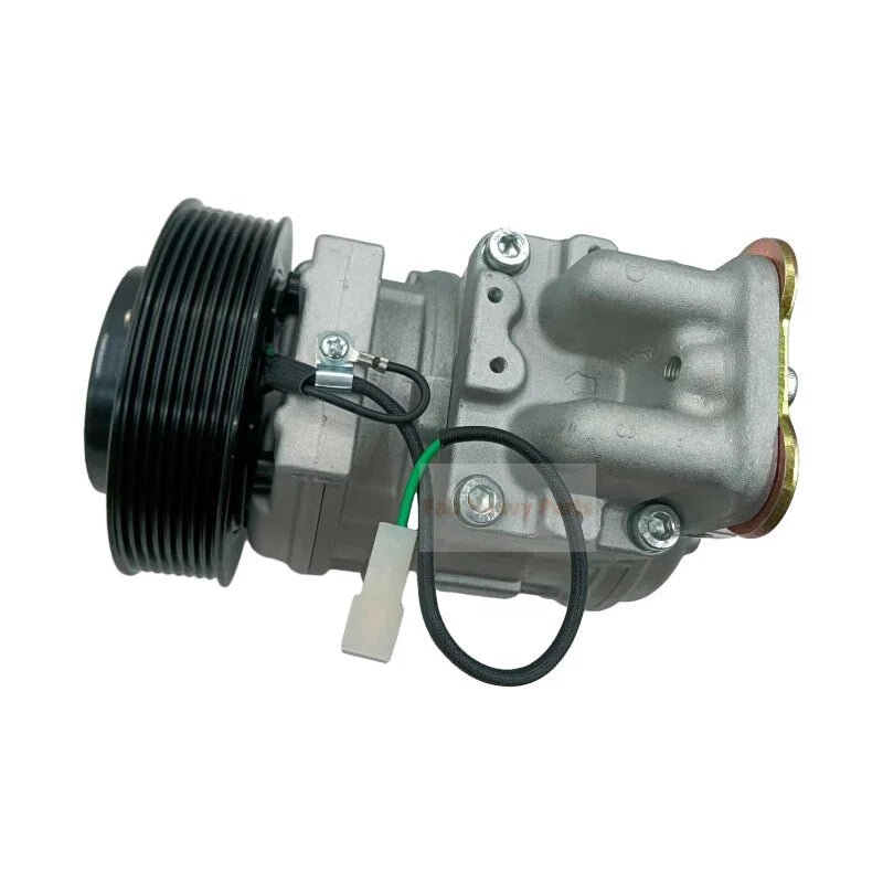 10PA15C A/C Compressor 161 - 3632 1613632 305 - 0323 3050323 Fits for Caterpillar CAT Engine 3176C 3196 3456 Excavator 345B 345BL 365B 385B 385BL - Fab Heavy Parts