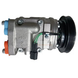 10PA15C A/C Compressor 1K191 - 6013B Fits for Doosan Daewoo Excavator DX300LC DX480LC Wheel Loader DL200 MEGA250V - Fab Heavy Parts