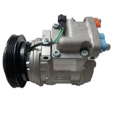 10PA15C A/C Compressor 1K191 - 6013B Fits for Doosan Daewoo Excavator DX300LC DX480LC Wheel Loader DL200 MEGA250V - Fab Heavy Parts