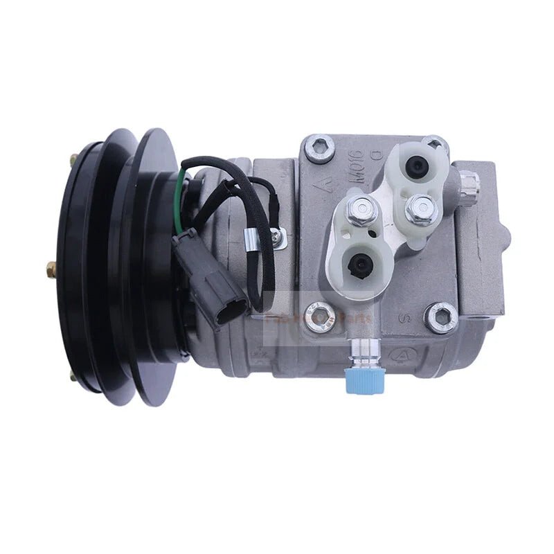 10PA15C A/C Compressor 20Y - 979 - 8130 Fits for Komatsu PC1800 - 6 WA380 - DZ - 3 D41E - 6 D41P - 6 D41PF - 6 D61E - 12 D61EX - 12 D61PX - 12 D68ESS - 12 - Fab Heavy Parts