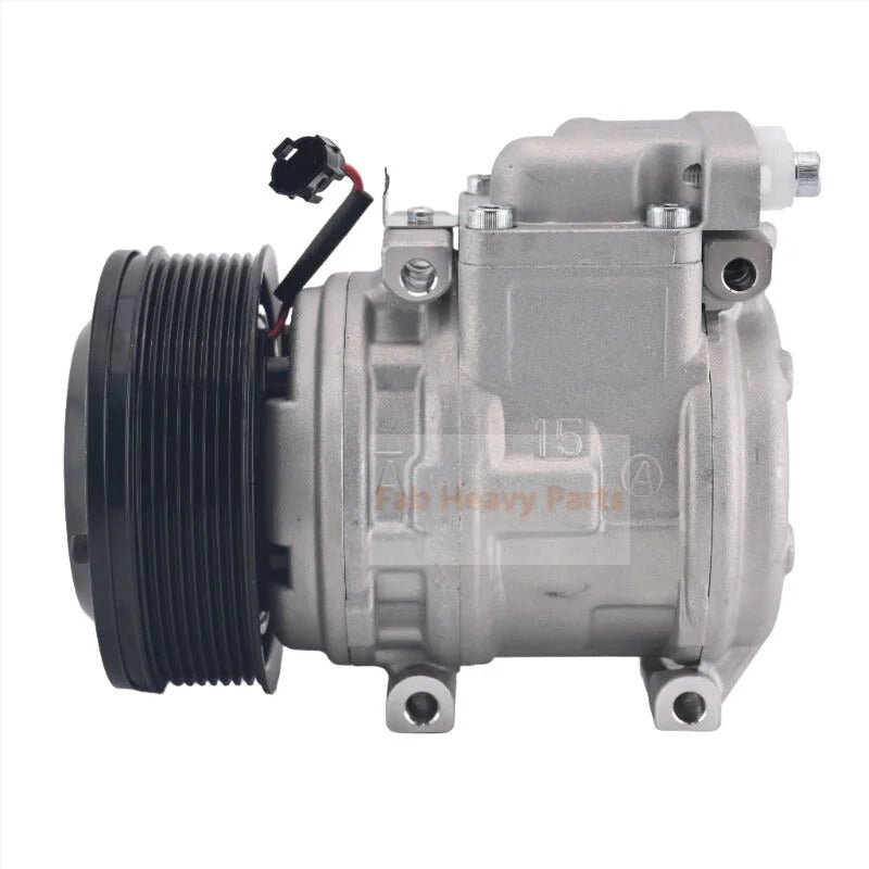 10PA15C A/C Compressor 3L071 - 0059 400102 - 00381 Fits for Doosan Daewoo DX225 DX340LC - Fab Heavy Parts