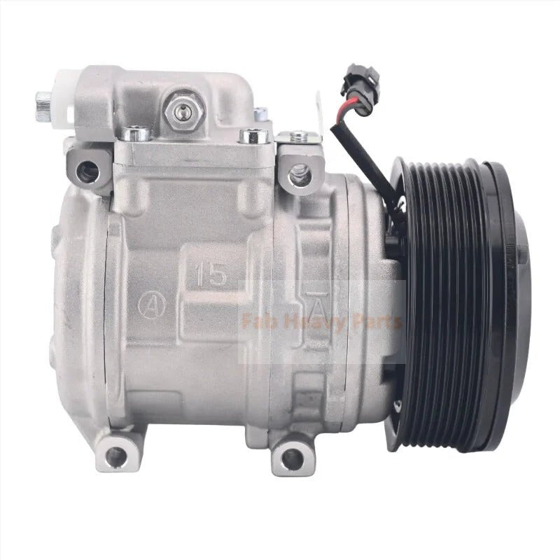 10PA15C A/C Compressor 3L071 - 0059 400102 - 00381 Fits for Doosan Daewoo DX225 DX340LC - Fab Heavy Parts