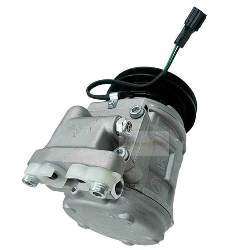 10PA15C A/C Compressor 4208 - 6018A Fits for Doosan Daewoo Wheel Loader DL160 DL300 - 3 DL350 - 3 DL400 DL420 DL450 - Fab Heavy Parts