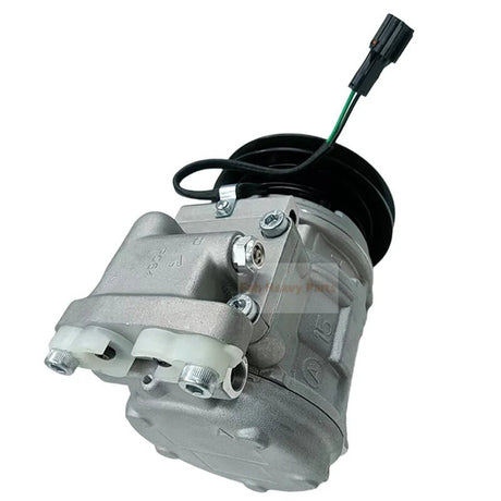 10PA15C A/C Compressor 4208 - 6018A Fits for Doosan Daewoo Wheel Loader DL160 DL300 - 3 DL350 - 3 DL400 DL420 DL450 - Fab Heavy Parts
