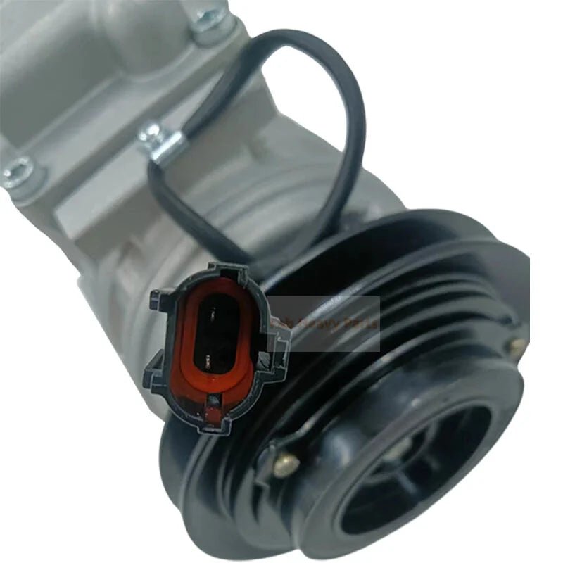 10PA15C A/C Compressor 4208 - 6018A Fits for Doosan Daewoo Wheel Loader DL160 DL300 - 3 DL350 - 3 DL400 DL420 DL450 - Fab Heavy Parts