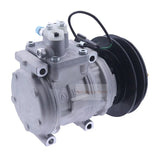 10PA15C A/C Compressor A4333459 Fits for John Deere Excavator 230LC 230LCR 270LC 330LCR 450LC 550LC - Fab Heavy Parts