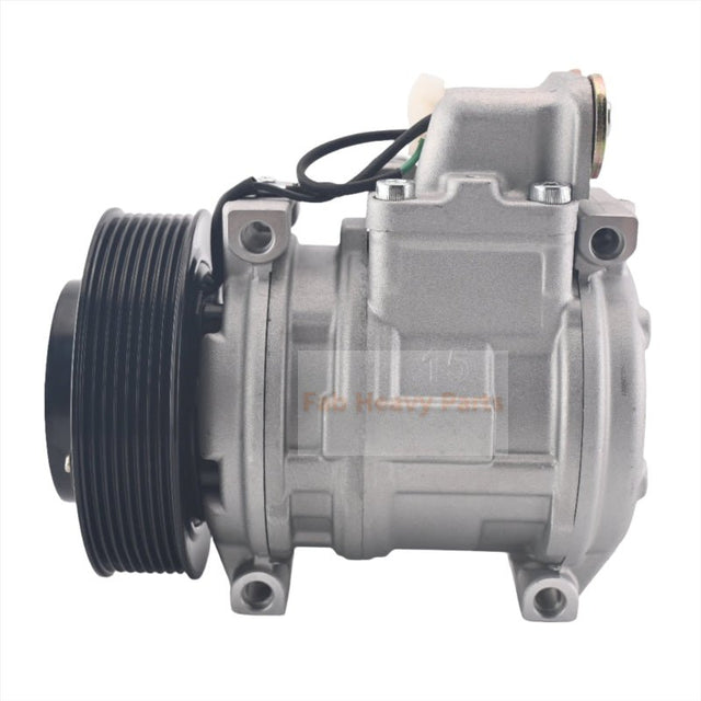 10PA15C A/C Compressor AL155836 Fits for John Deere Tractor 6110 6120 6200 6210 6300 6310 7320 7420 7505 7520 - Fab Heavy Parts