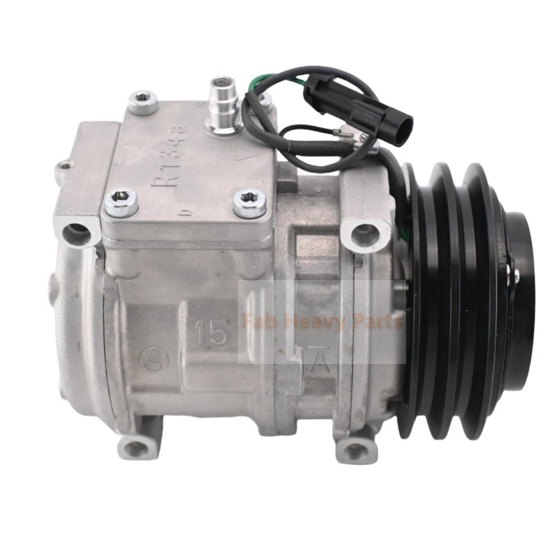 10PA15C A/C Compressor AZ44541 Fits for John Deere 2054 2056 2066 2254 2256 2266 6610 6910 6650 6750 6850 6950 7200 7300 7400 7500 7700 7800 - Fab Heavy Parts