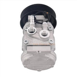 10PA17C A/C Compressor  447180 - 8180 Fits for John Deere Loader 260 280 310G 410G - Fab Heavy Parts