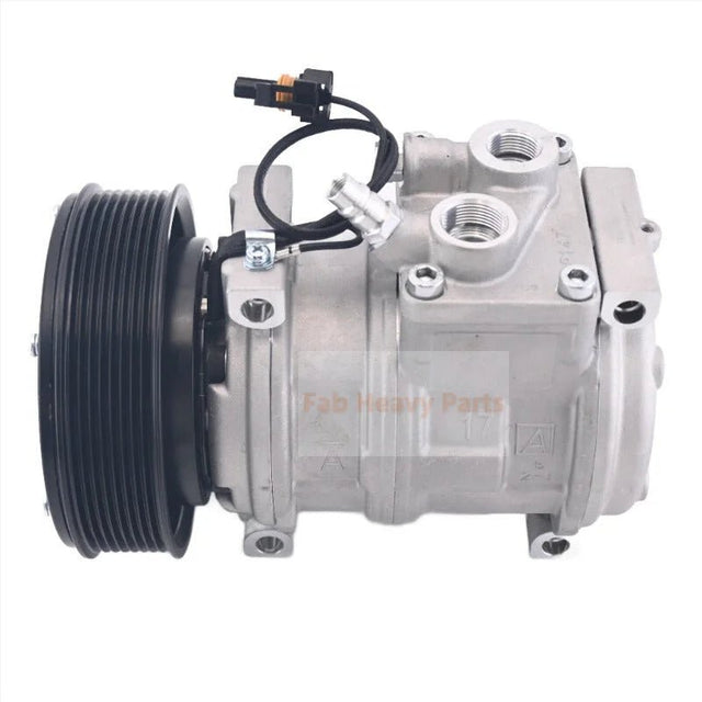 10PA17C A/C Compressor  447180 - 8180 Fits for John Deere Loader 260 280 310G 410G - Fab Heavy Parts