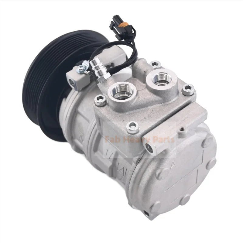 10PA17C A/C Compressor  447180 - 8180 Fits for John Deere Loader 260 280 310G 410G - Fab Heavy Parts