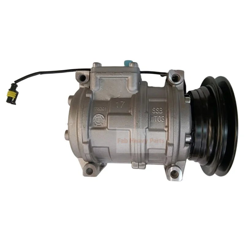 10PA17C A/C Compressor RE46657 TY6765 Fits for John Deere 3400 8570 8770 8870 8970 9500 9600 - Fab Heavy Parts