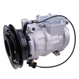 10PA17C A/C Compressor RE64024 Fits for John Deere Tractor 5055E 5065E 5075E 5200 5210 5220 5310 5320N 5400 5500 - Fab Heavy Parts