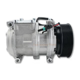 10PA17C A/C Compressor SE501820 SE503061 Fits for John Deere Loader 444J 544J 624H 624J 844J 844K 744H 744J 824J - Fab Heavy Parts