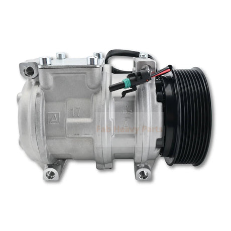 10PA17C A/C Compressor SE501820 SE503061 Fits for John Deere Loader 444J 544J 624H 624J 844J 844K 744H 744J 824J - Fab Heavy Parts