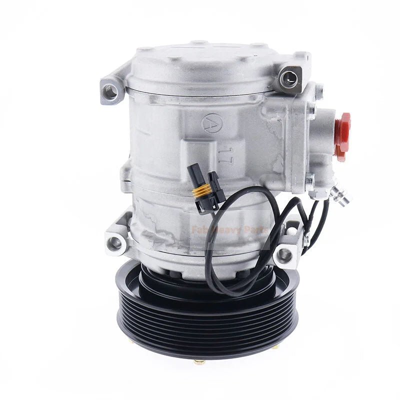 10PA17C A/C Compressor SE502835 Fits for John Deere Loader 444H 544H 624H 644H 644J 724J 444J 544J 624J - Fab Heavy Parts