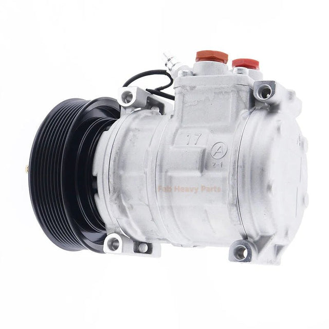 10PA17C A/C Compressor SE502835 Fits for John Deere Loader 444H 544H 624H 644H 644J 724J 444J 544J 624J - Fab Heavy Parts