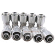 10PCS Hydraulic Hose Fitting With 1" Female JIC 10643 - 16 - 16 Fits for Parker - Fab Heavy Parts