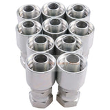 10PCS Hydraulic Hose Fitting With 1" Female JIC 10643 - 16 - 16 Fits for Parker - Fab Heavy Parts