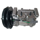 10S13C A/C Compressor 4709228 Fits for Hitachi Excavator ZX470 - 5G ZX670LC - 5B ZX870 - 5G - Fab Heavy Parts